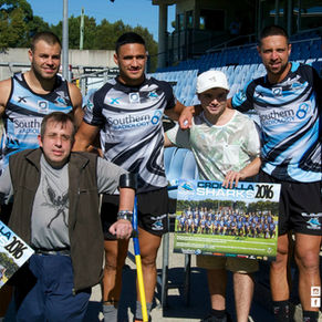 Rubbing elbows with the Sharkies