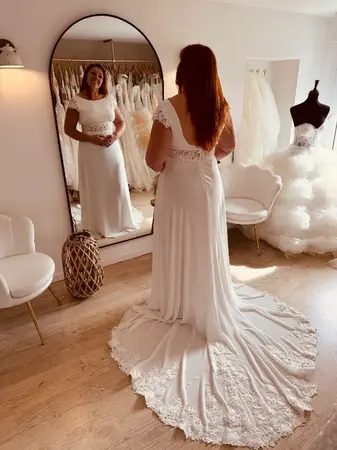 Robe de mariée seconde main à Hazebrouck essayage en boutique spécialisée près de Saint-Omer