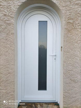 Porte Pvc cintrée