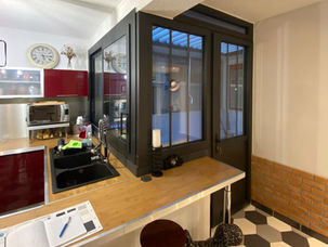 Menuiseries Aluminium style atelier & Pergola bioclimatique