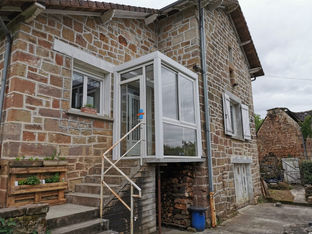 Création d'un sas d'entrée vitrée