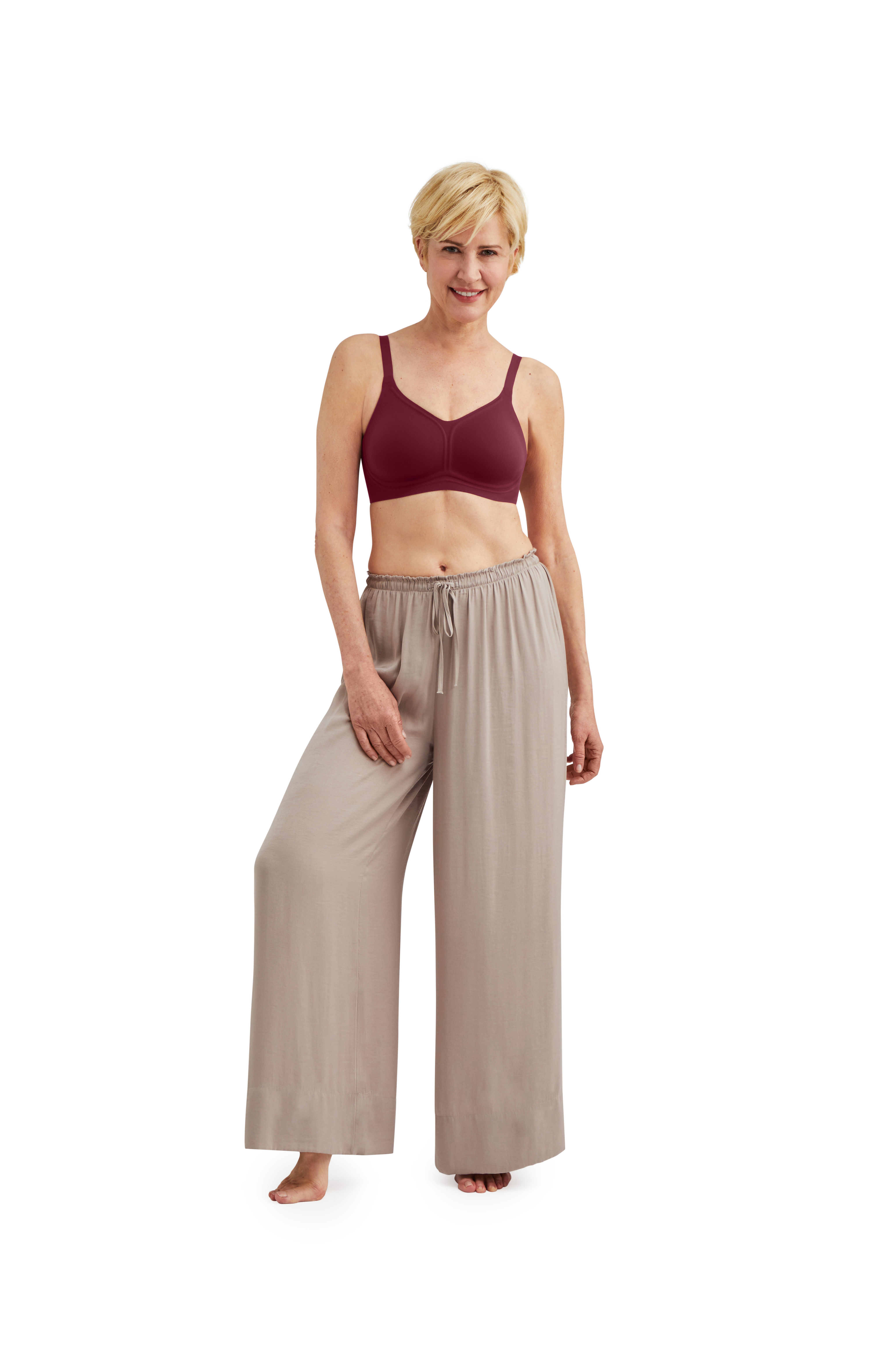 Amoena Signature Wave® Pure Wire-Free Mastectomy Bra - Ruby