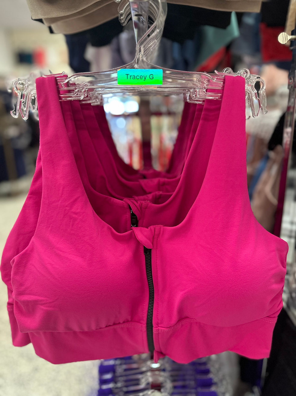 Thumbnail: KYK Zipper Front Sports Bra