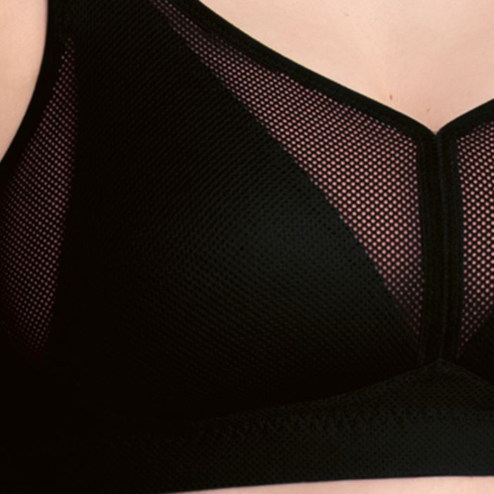 Thumbnail: Anita Delta Pad Air Control Mastectomy Sport Bra Black