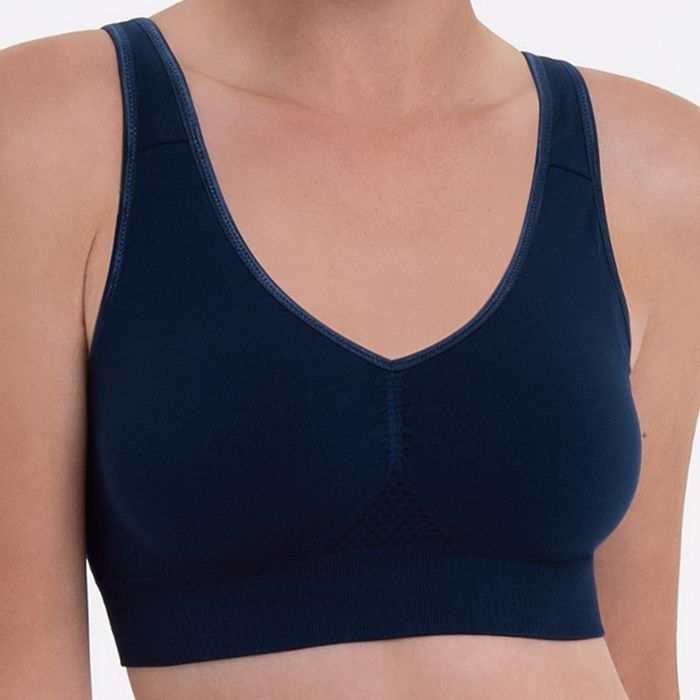 Thumbnail: Anita Lotta Non Underwired Mastectomy Bra Maritime Blue