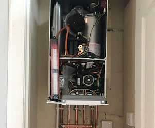 gas testing during boiler installation