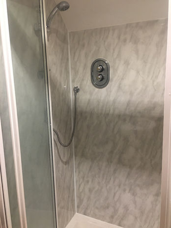 Grey Marble Shower Panels