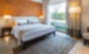A contemporary hotel room interiors in Hotel Bodhgaya, a hospitality project in Gaya, Bihar