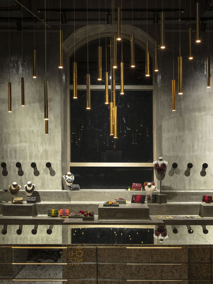 Retail interior at Forest of Chintz luxury store