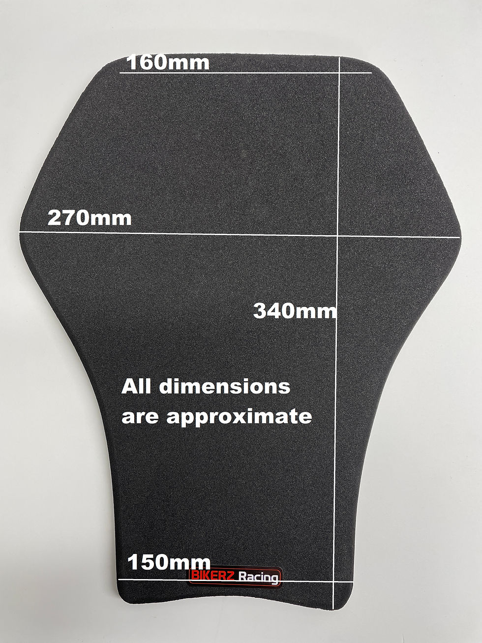 BIKERZ Racing Motorcycle Racing Seat Pads made in Staffordshire