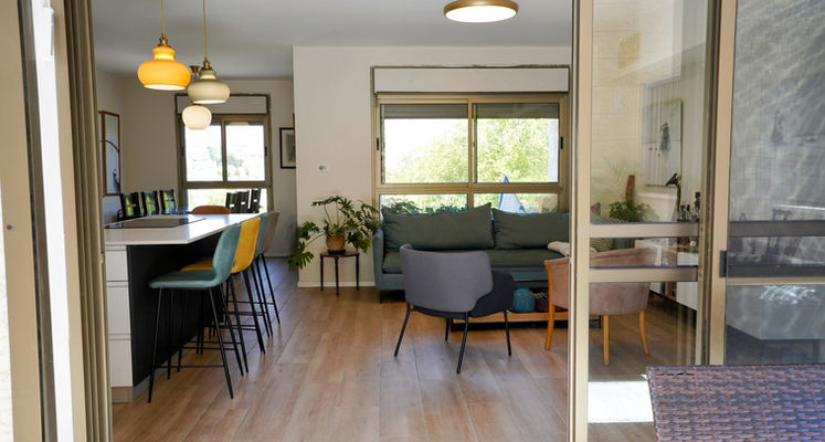 מיכל קוה מעצבת פנים. דירת גן במודיעין