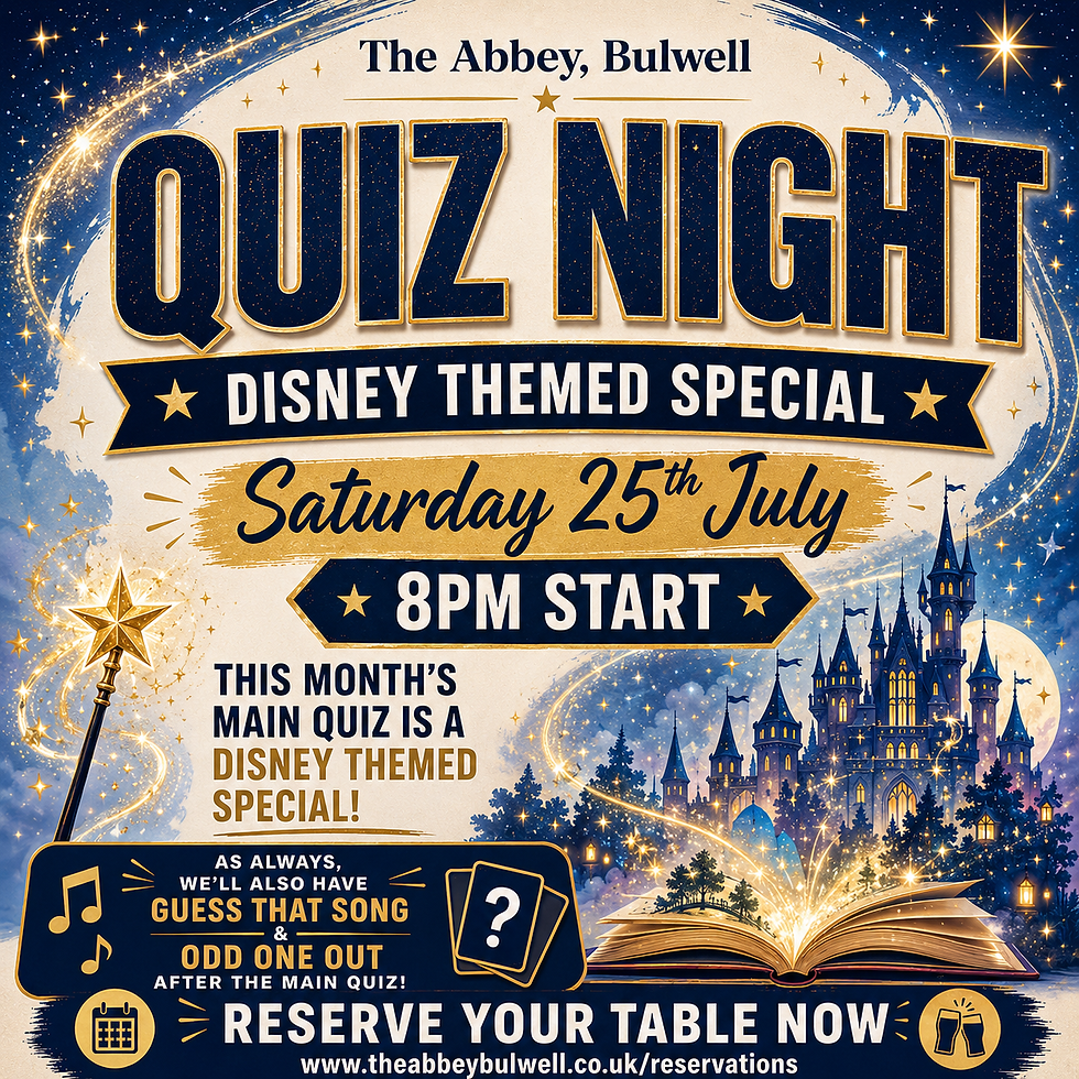 July Quiz Night - Disney Movies Special!