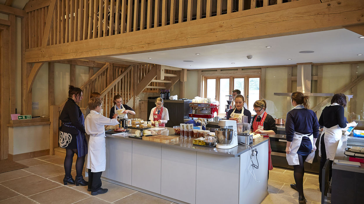 Honesty Cookery School Barn in Berkshire from Hartwood Oak