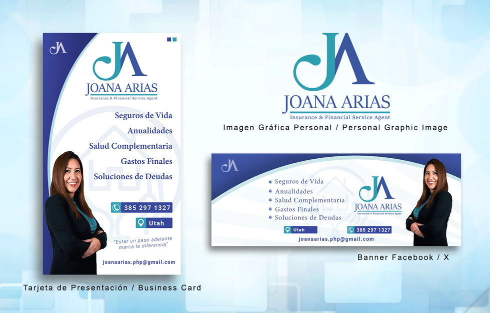 Tarjeta de Presentación
Banner Publcitario para redes sociales
(Facebook / X)