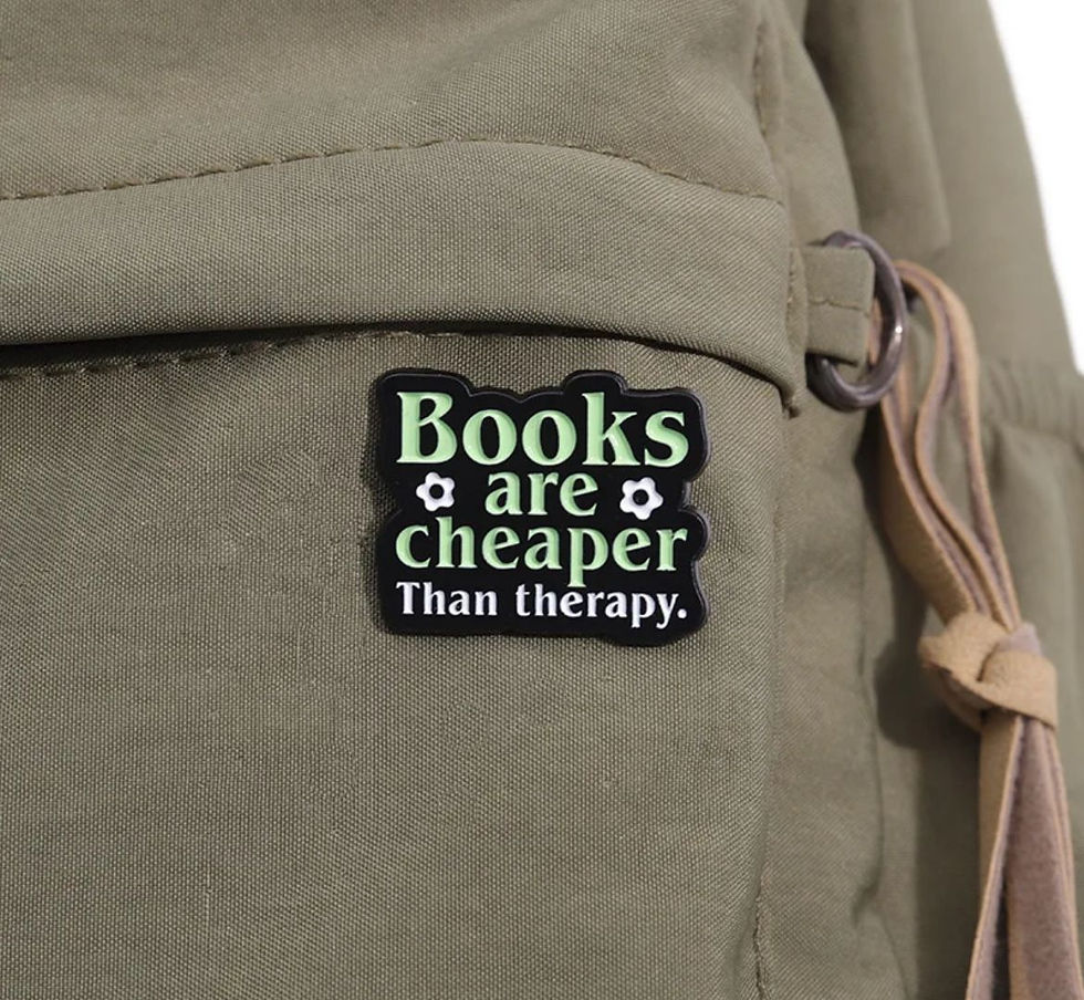 Thumbnail: Books - Books are cheaper than therapy