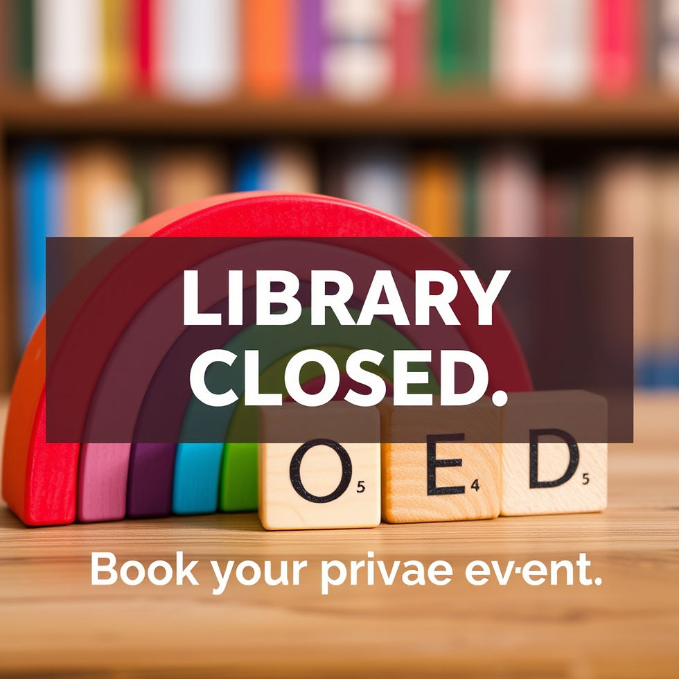 Library Closed: Book Your Private Event