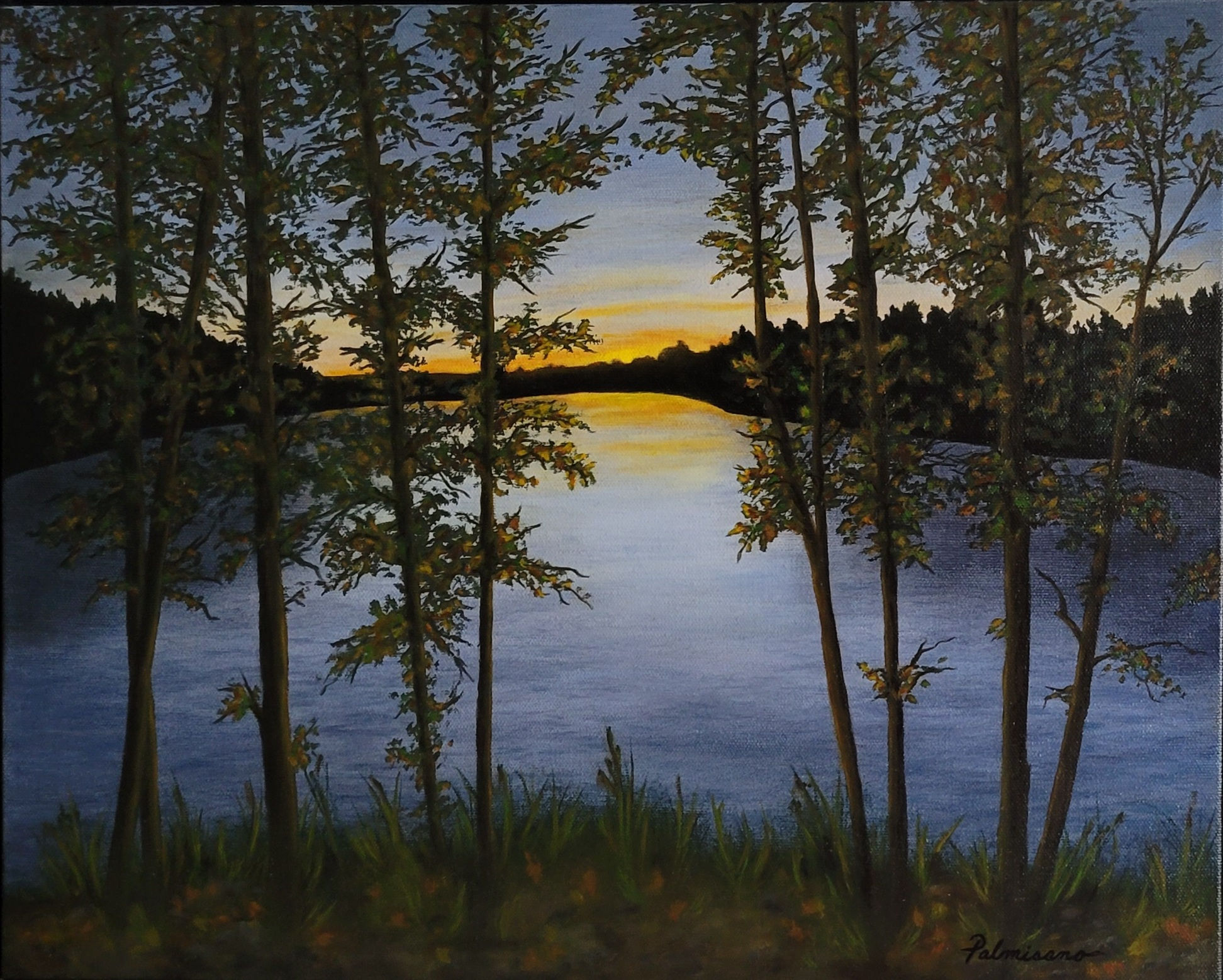Sunset Serenade Original Oil Painting
