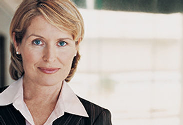 Blond professional woman