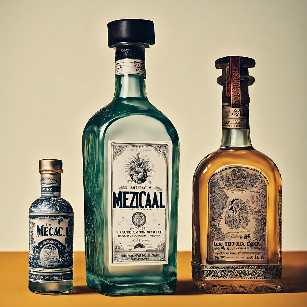 farklı tekila ve mezcal
