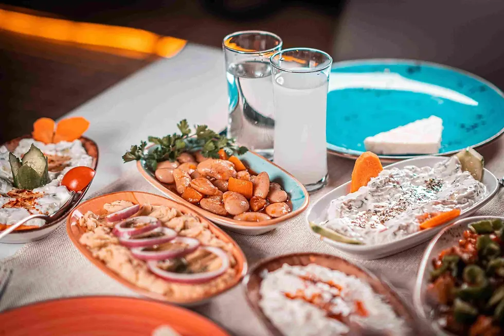 rakı meze uyumu