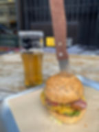 bira ve hamburger