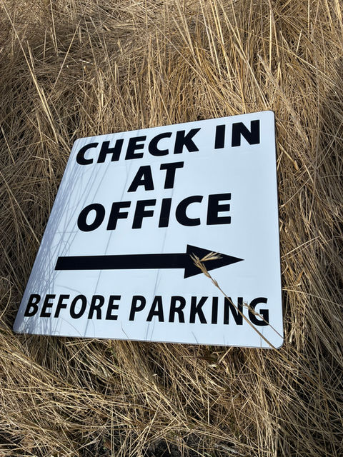 Heritage RV Park sign
