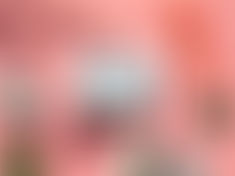 "Lightbox with text 'HRT Hormone Therapy' on pink background. Features an alarm clock, inhaler, pills, and anthurium flowers."