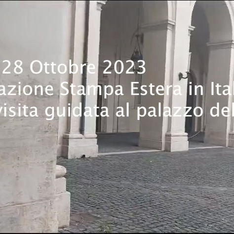 LA VOCE in visita al palazzo del Quirinale......con una delegazione della Stampa Estera.