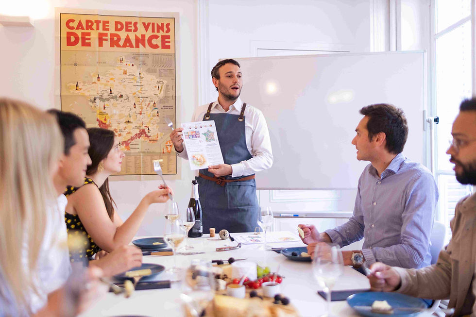 RV Dégusation : atelier Team building de dégustation vin & fromage à Paris