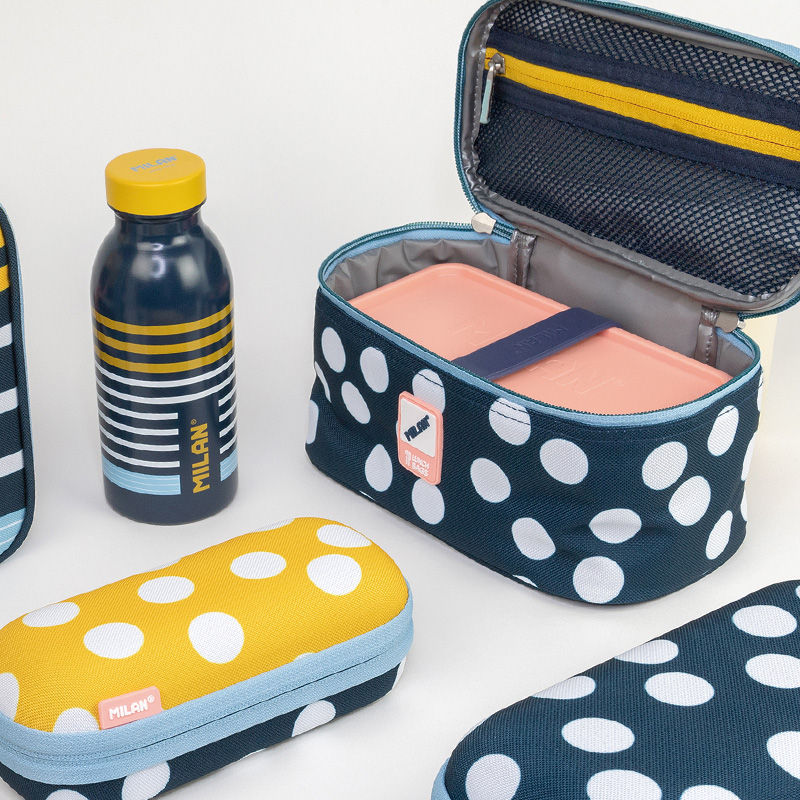 Miniature : Petit sac isotherme porte-repas avec 1 boîte alimentaire (1,5L) Swims, bleu