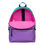 Miniature : Sac à dos scolaire 2 fermetures éclair (22L) Sunset, lilas-turquoise
