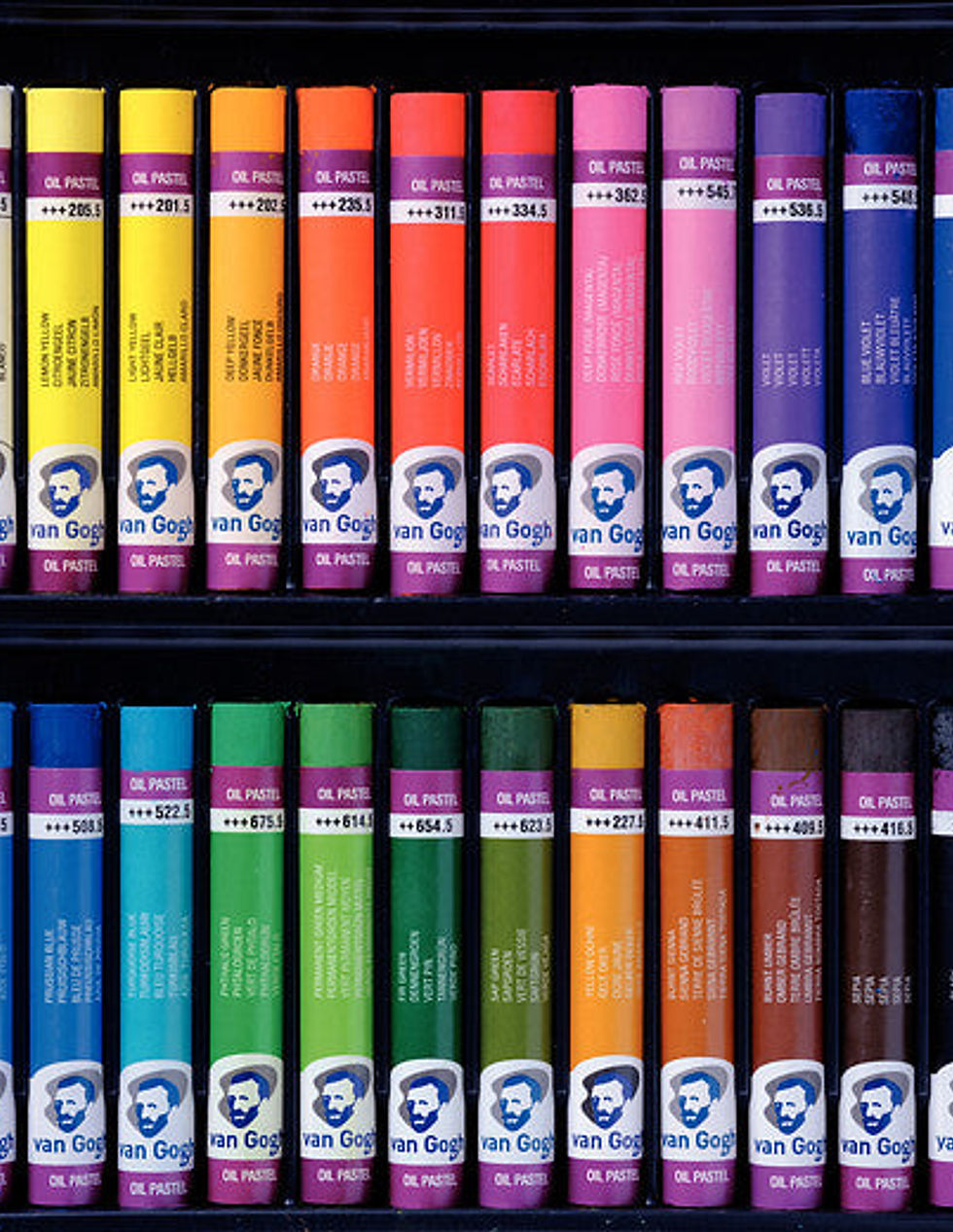 24 pastel huile van gogh