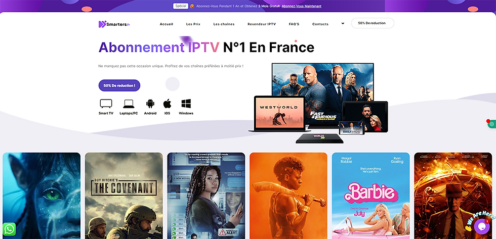 Abonnement iptv