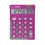 Miniature : Blister calculatrice Duo rose 10 chiffres grandes touches
