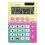 Miniature : Blister calculatrice 12 chiffres Sunset jaune-rose