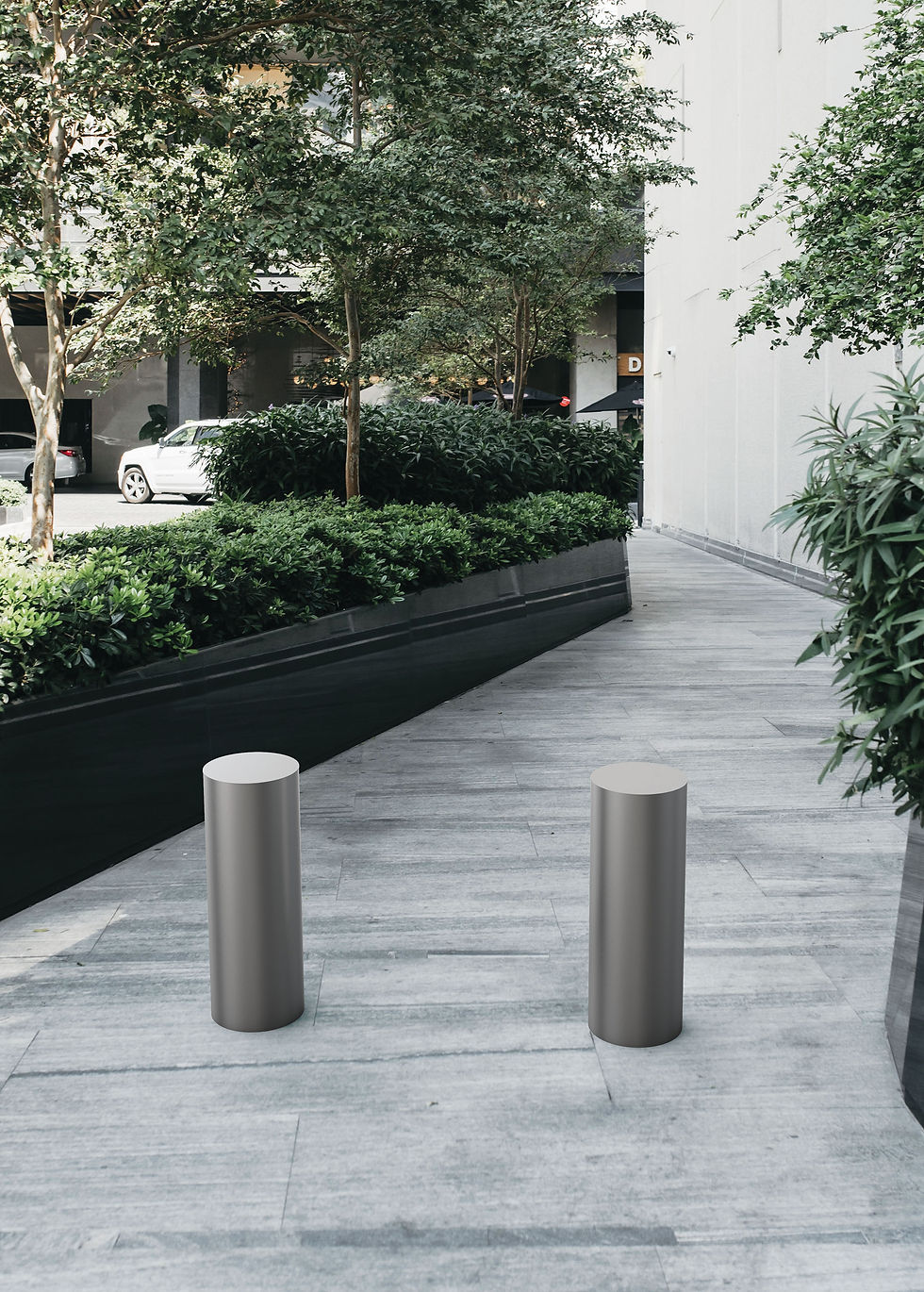 Borne INOX Tête Plate