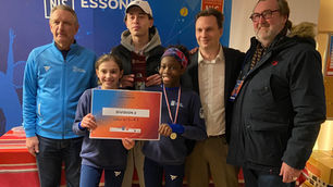 Alice et Elena, championnes d'Ile de France catégories 12 ans
