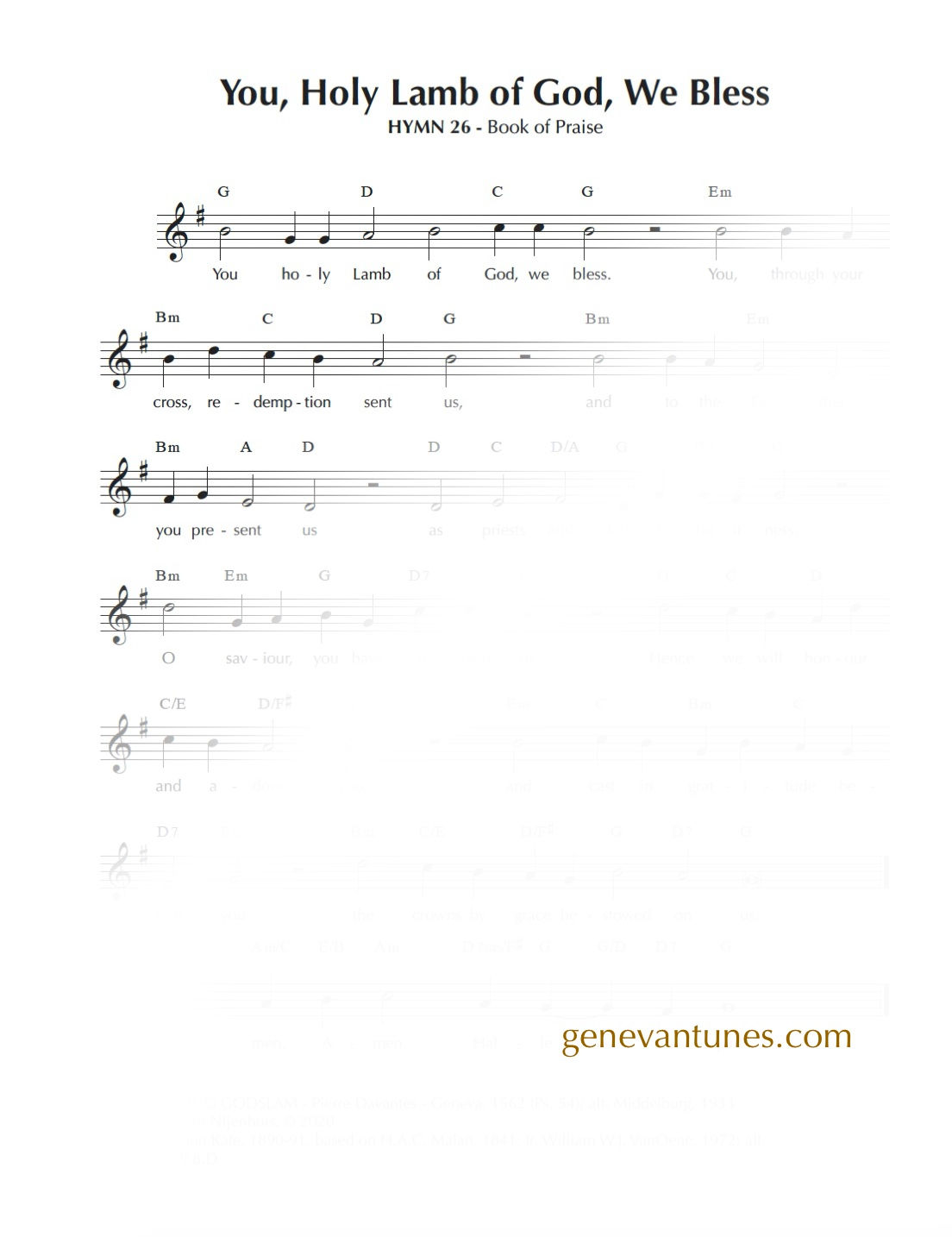 Sheet music