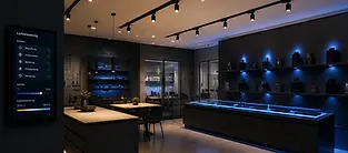 Schauraum Lichtsteuerung
