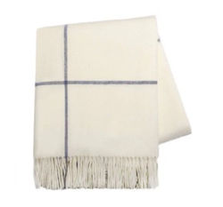 windowpane cashmere throw