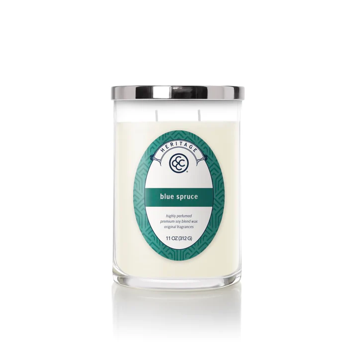 blue spruce candle