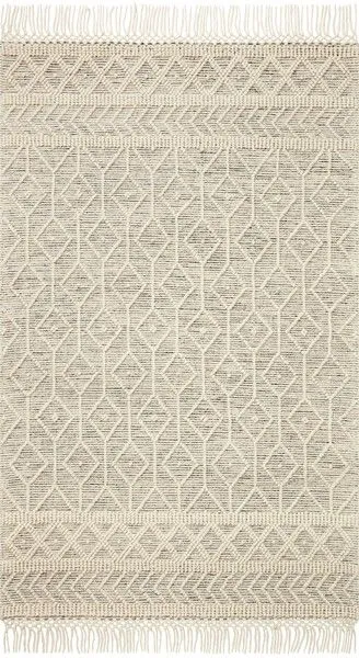 noelle ivory black rug