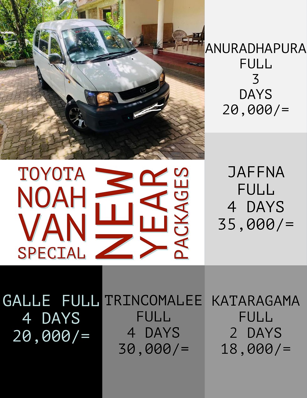 TOYOTA NOAH SPECIAL PACKAGES