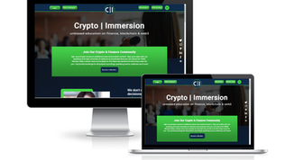Wix Education Website for Crypto & Finance
