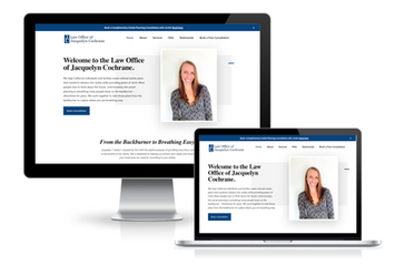 WordPress Website for Law Office Mobile View