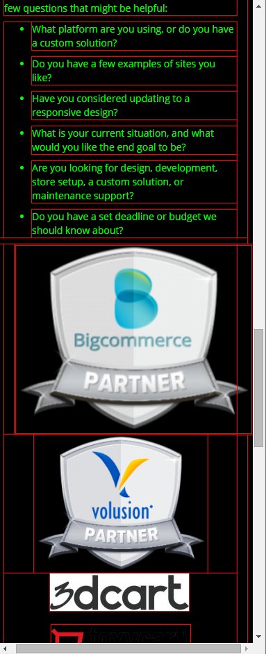 Example after Ghost CSS is enabled