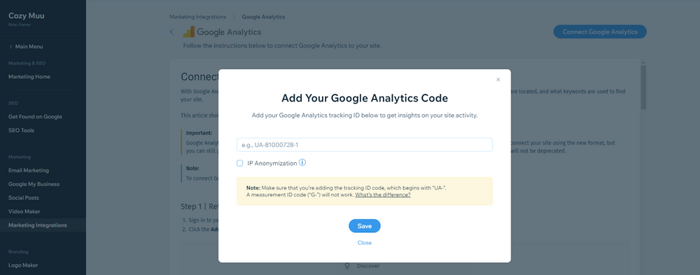 optimizing your wix website for search