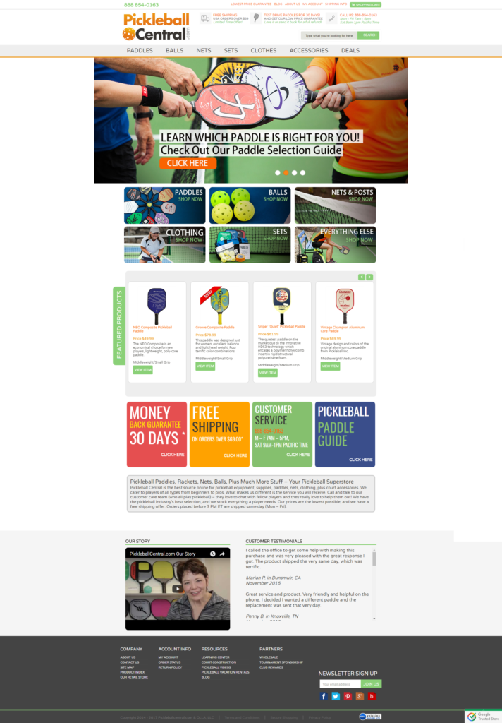 volusion design showcase popular sports store
