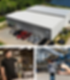 Aerial view of PJF parking lot and metrology services
