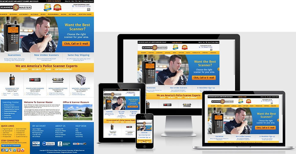 scanner master responsive website